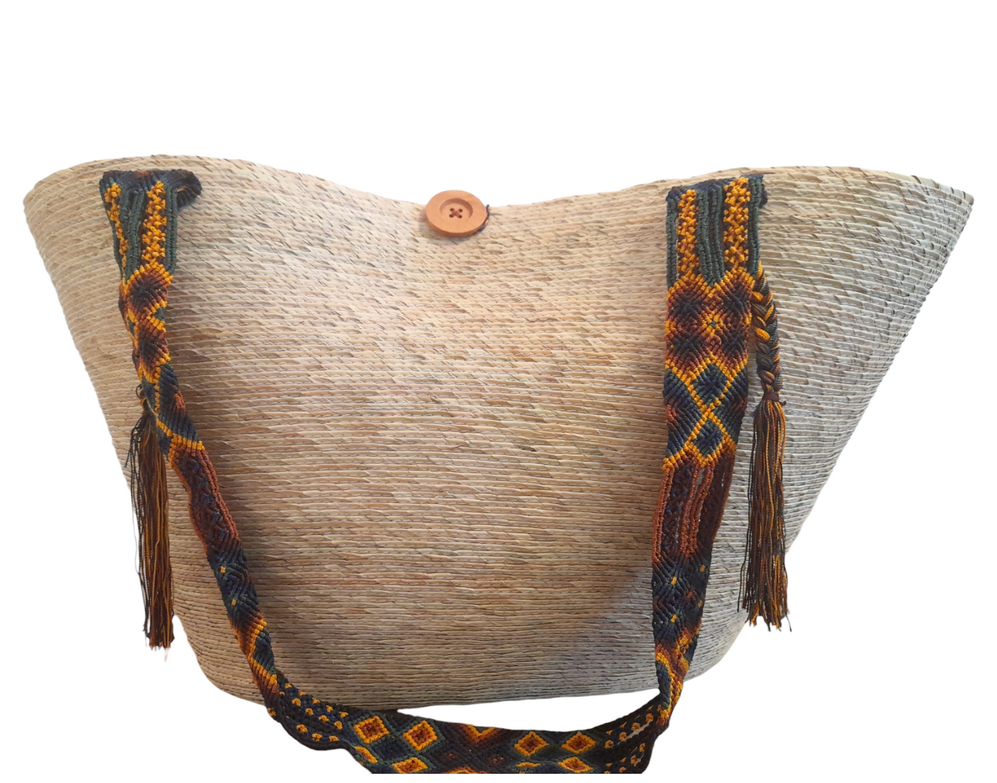 Rattan Tote Bag | Macrame